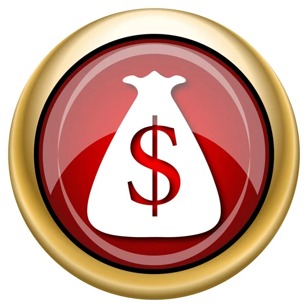 Dollar sack icon — Stock Photo, Image