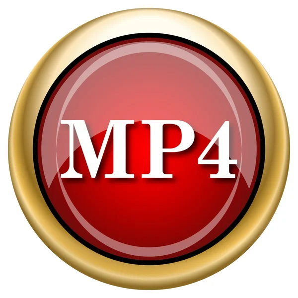 Icona mp4 — Foto Stock