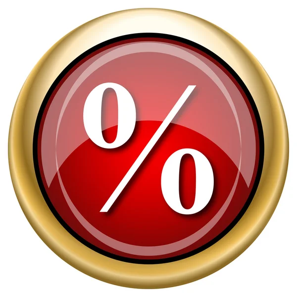 Percentage pictogram — Stockfoto