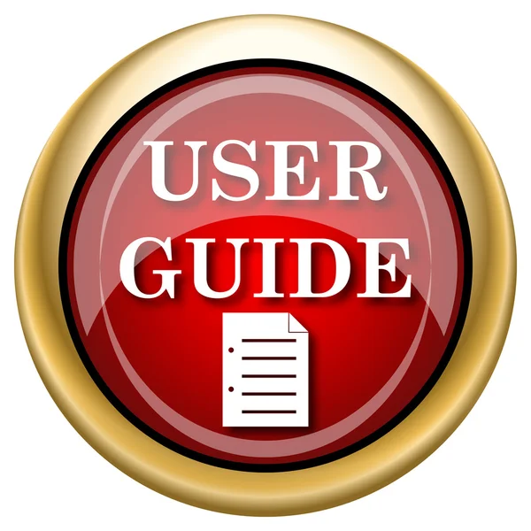 User guide icon — Stock Photo, Image