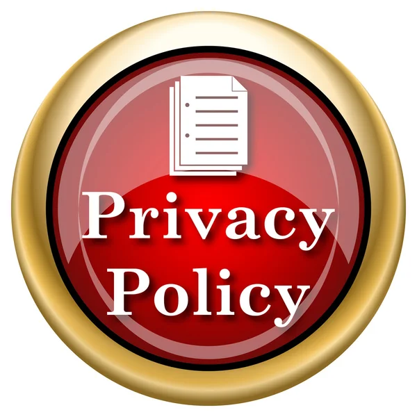 Privacy policy icon — Stock Photo, Image