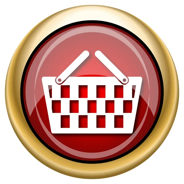 Ikona koszyka zakupów — Zdjęcie stockowe