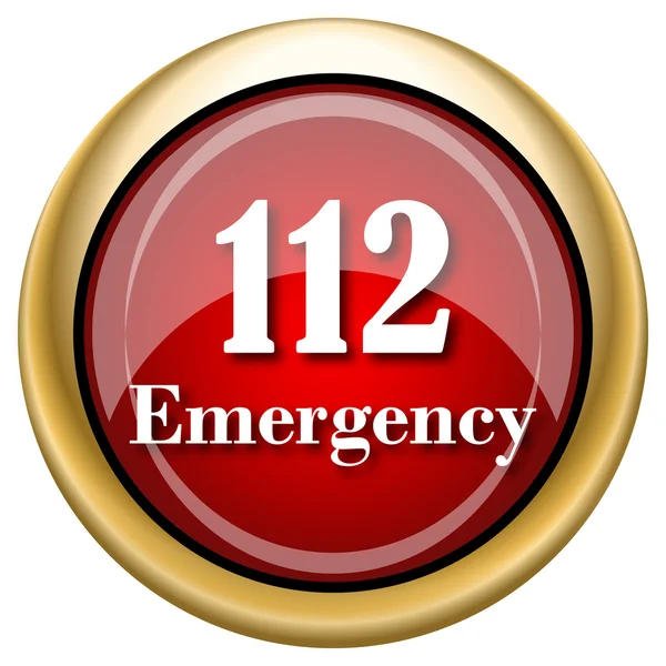 112 Icona di emergenza — Foto Stock