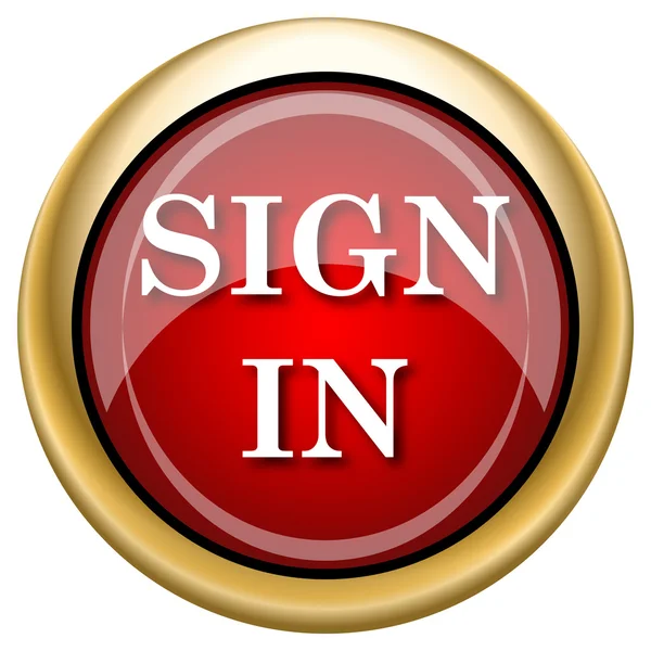 Sign in icon — Stock Photo, Image