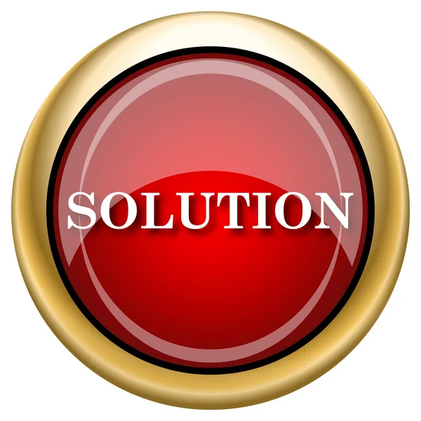 Solution icon — Stock Photo, Image