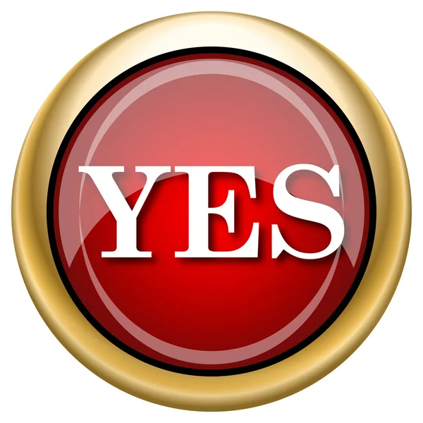 Yes icon — Stock Photo, Image