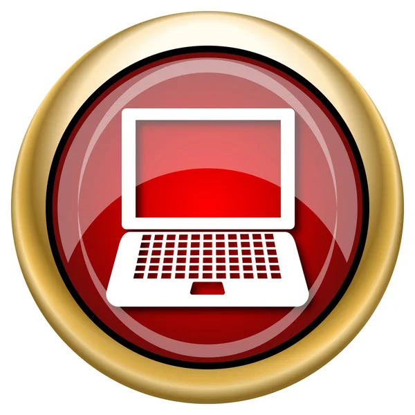 Laptop icon — Stock Photo, Image