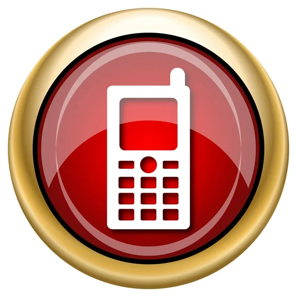 Icona del telefono cellulare — Foto Stock