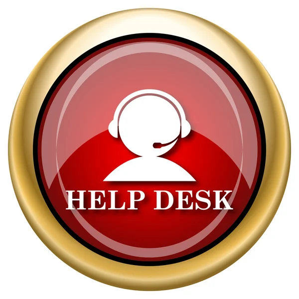 Helpdesk- ikon - Stock-foto