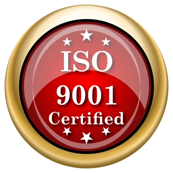 Ikona ISO9001 — Zdjęcie stockowe