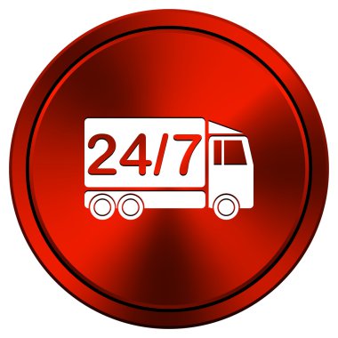 24 7 teslimat kamyonu simgesi