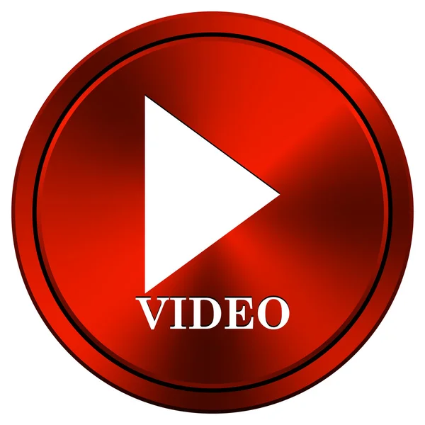 Het afspelen van video-pictogram — Stockfoto