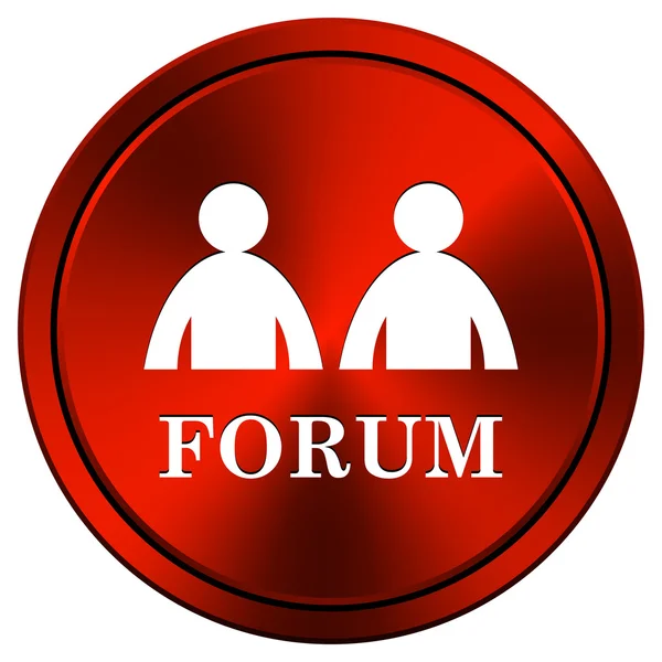 Forum ikona — Zdjęcie stockowe