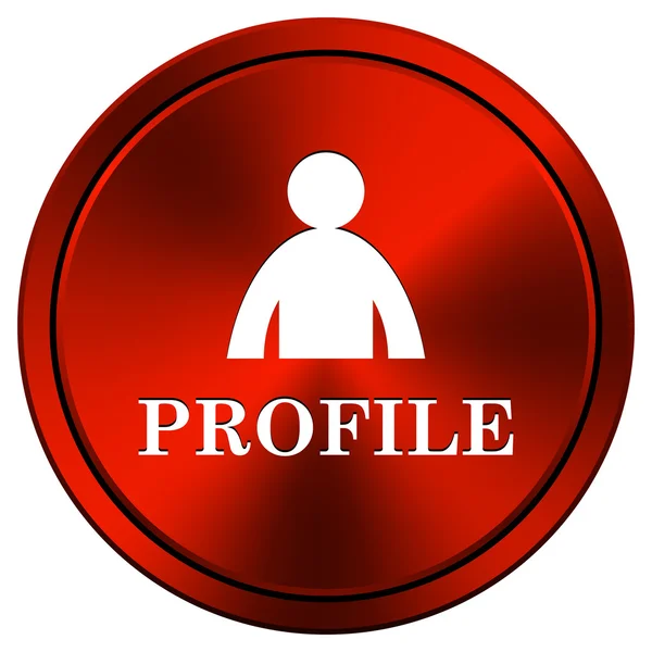 Ícone de perfil — Fotografia de Stock