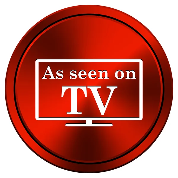 As seen on TV icon — Stock Photo, Image