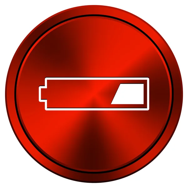 1 terza icona della batteria carica — Foto Stock