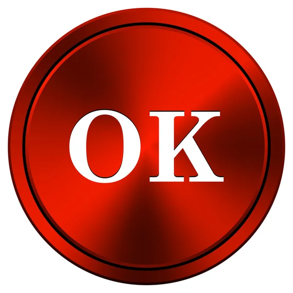 OK icon — Stock Photo, Image