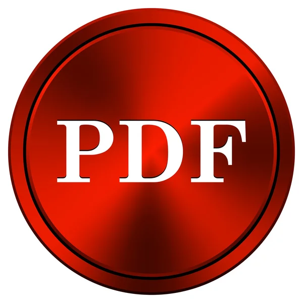 Icono Pdf — Foto de Stock