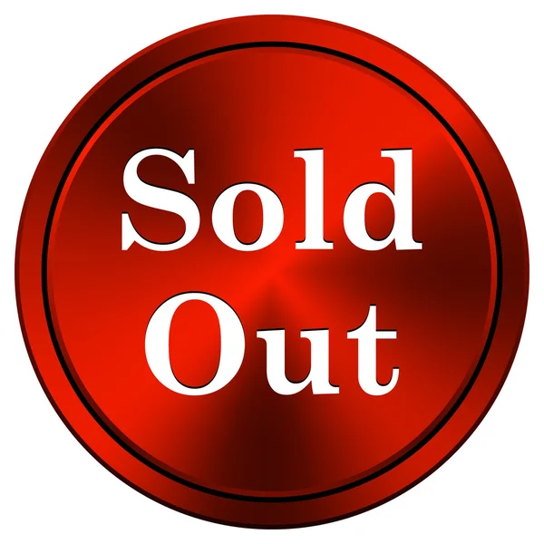 Sold out icon — Stock Photo, Image