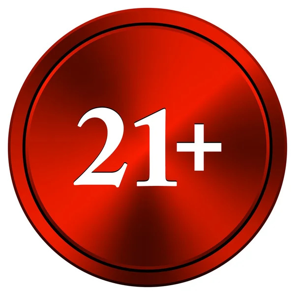 21 plus pictogram — Stockfoto