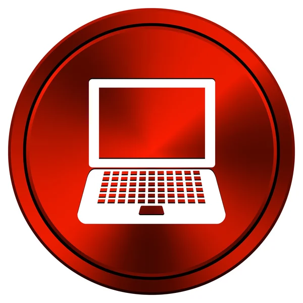 Laptop pictogram — Stockfoto