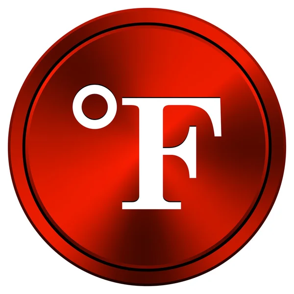 Icono de fahrenheit — Foto de Stock