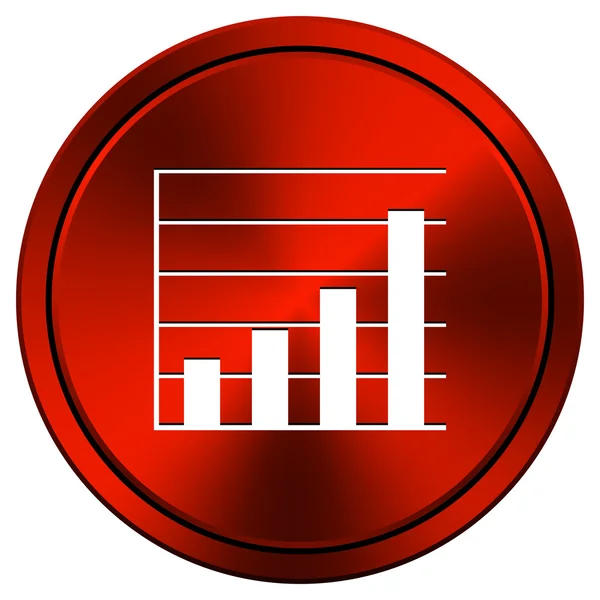 Barre del grafico icona — Foto Stock