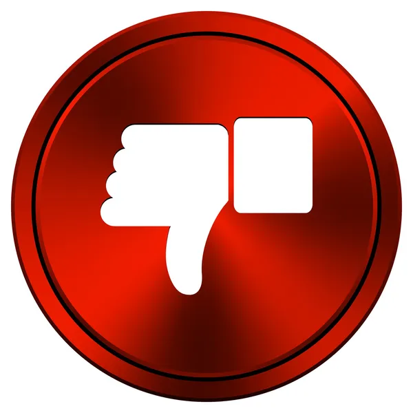 Thumb down icon — Stock Photo, Image