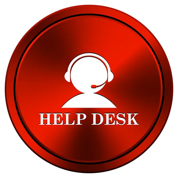 Helpdesk- ikon - Stock-foto