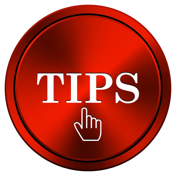 Tips icon — Stock Photo, Image