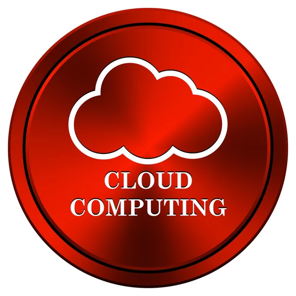 Icona del cloud computing — Foto Stock