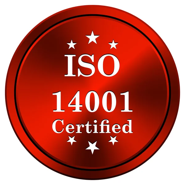 Ikona ISO14001 — Zdjęcie stockowe