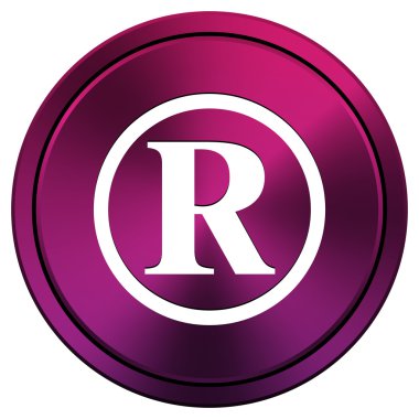 Registered mark icon clipart