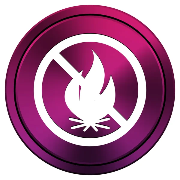 Fire forbidden icon — Stock Photo, Image