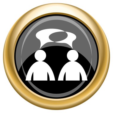 Yorumlar simgesi - kabarcıklar ile erkekler