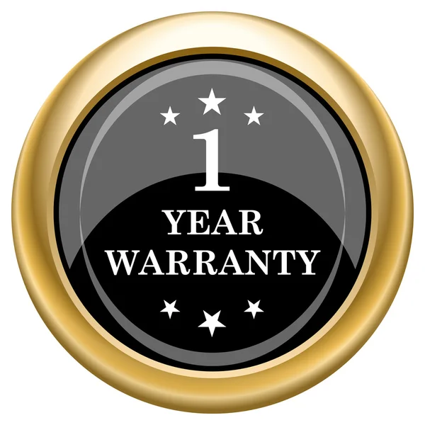 1 year warranty icon — Stock Photo, Image