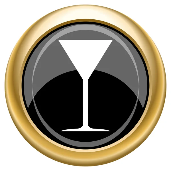 Icono de cristal de martini — Foto de Stock