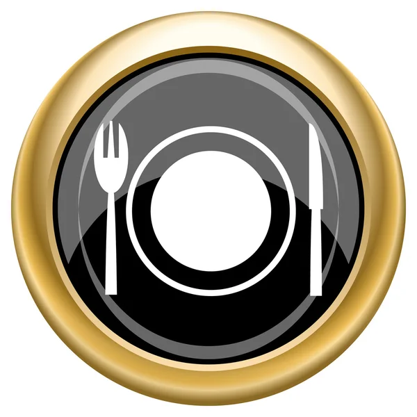 Restaurant pictogram — Stockfoto