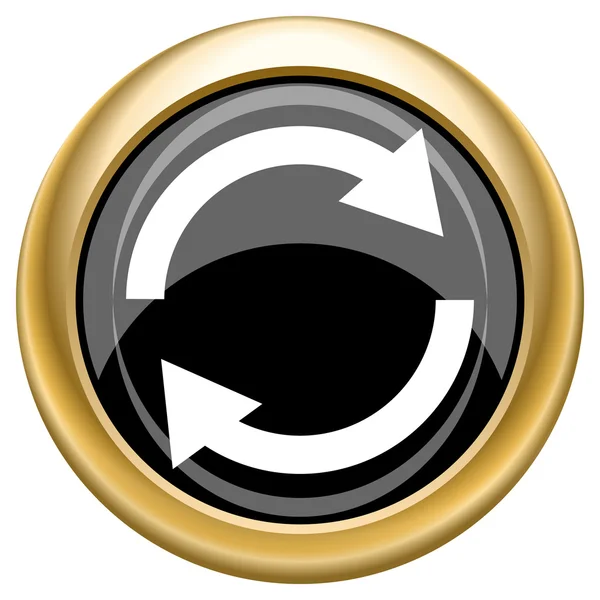 Reload two arrows icon — Stock Photo, Image