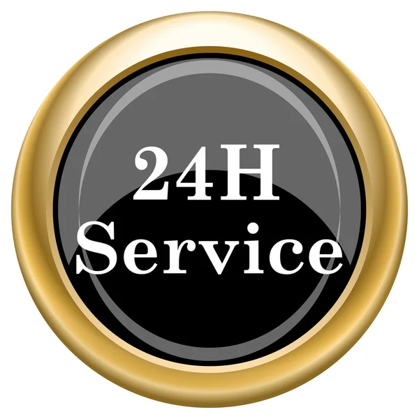 24 saat hizmet simgesi — Stok fotoğraf