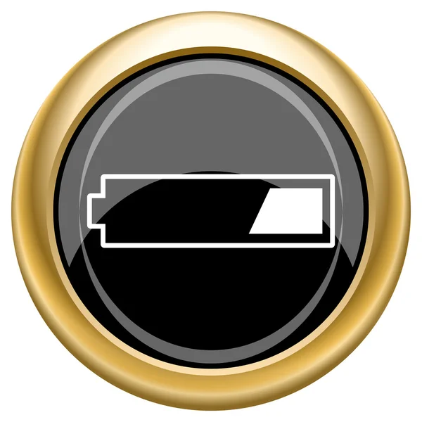 1 third charged battery icon — Stock Photo, Image