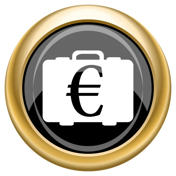 Euro bag icon — Stock Photo, Image