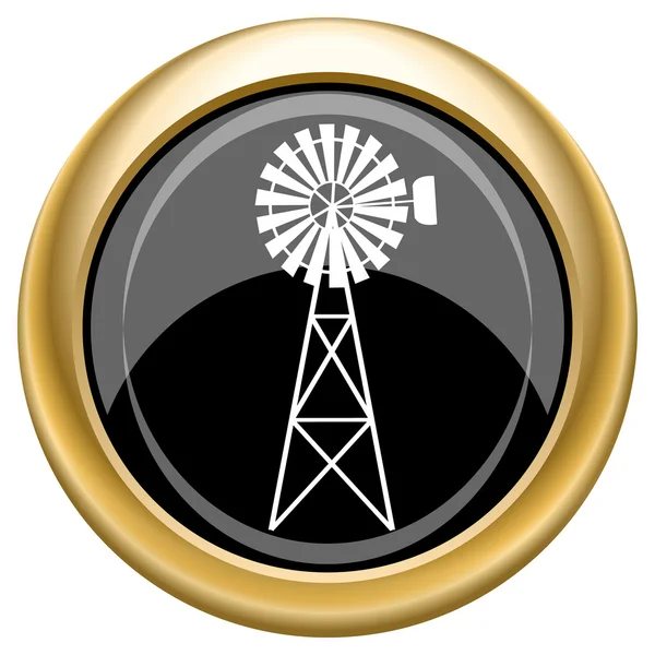 Klassieke windmolen pictogram — Stockfoto