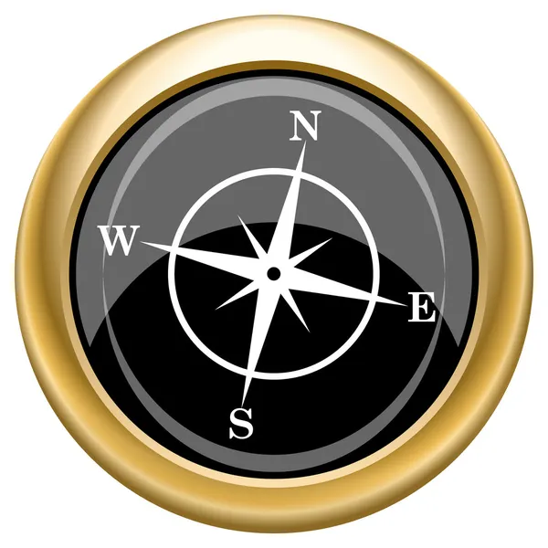 Kompas-icoon — Stockfoto