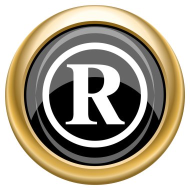 Registered mark icon clipart