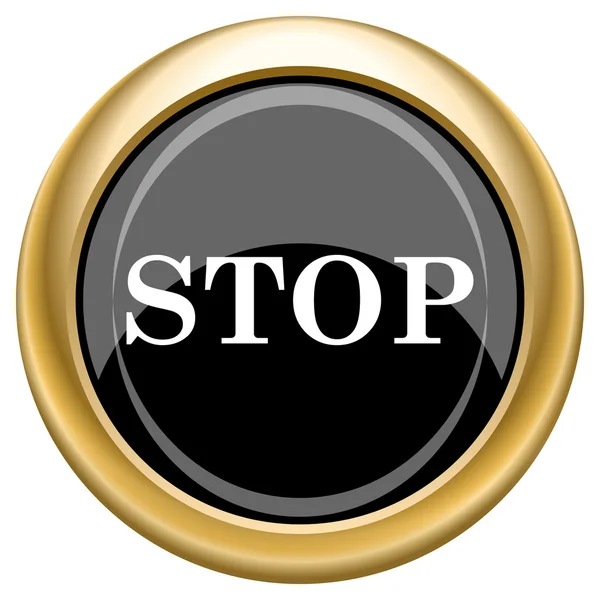 Icona di stop — Foto Stock