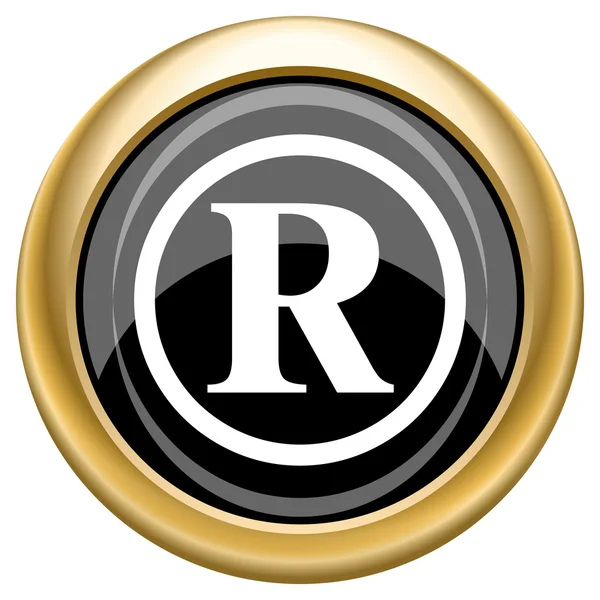 Registered mark icon — Stock Photo, Image