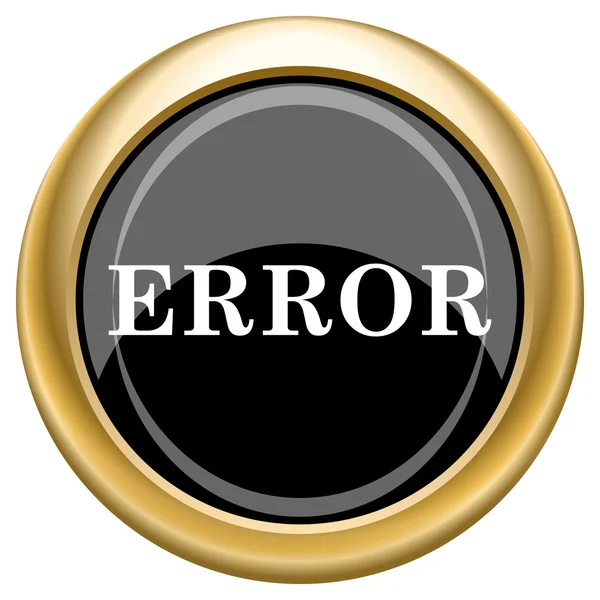 Icono de error —  Fotos de Stock