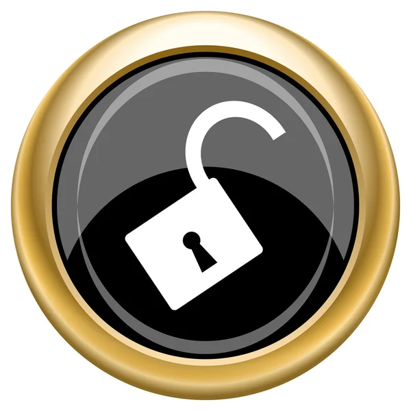 Öppna lås-ikonen — Stockfoto