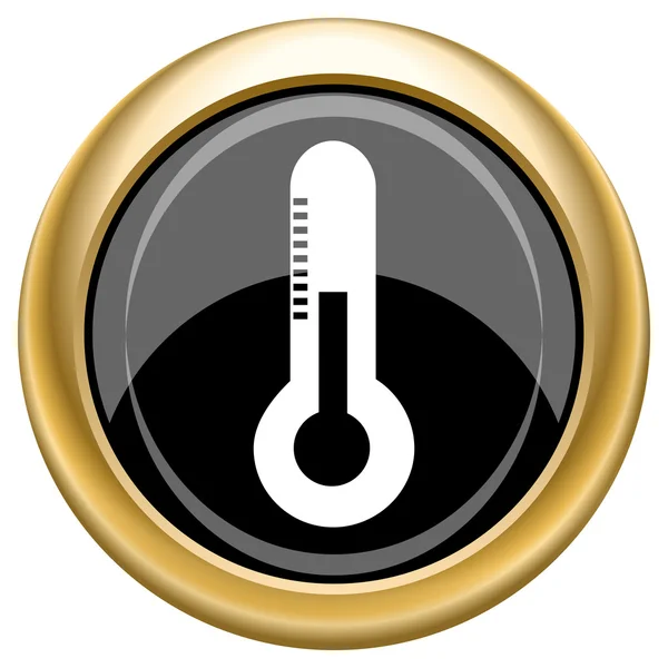 Термометр значок — стокове фото
